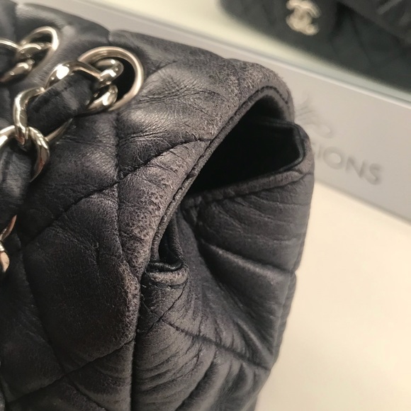 SOLD 💙 CHANEL Classic Jumbo Flap | Navy - Picture 8 of 8